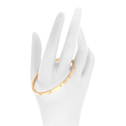 Cartier 18K Yellow Gold Small LOVE Bracelet 18 2 of 4