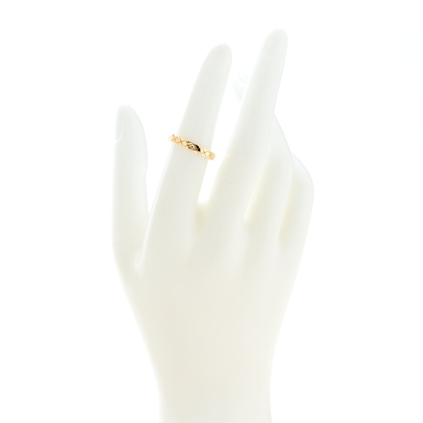18K Yellow Gold Mini Coco Crush Ring 51 5.75