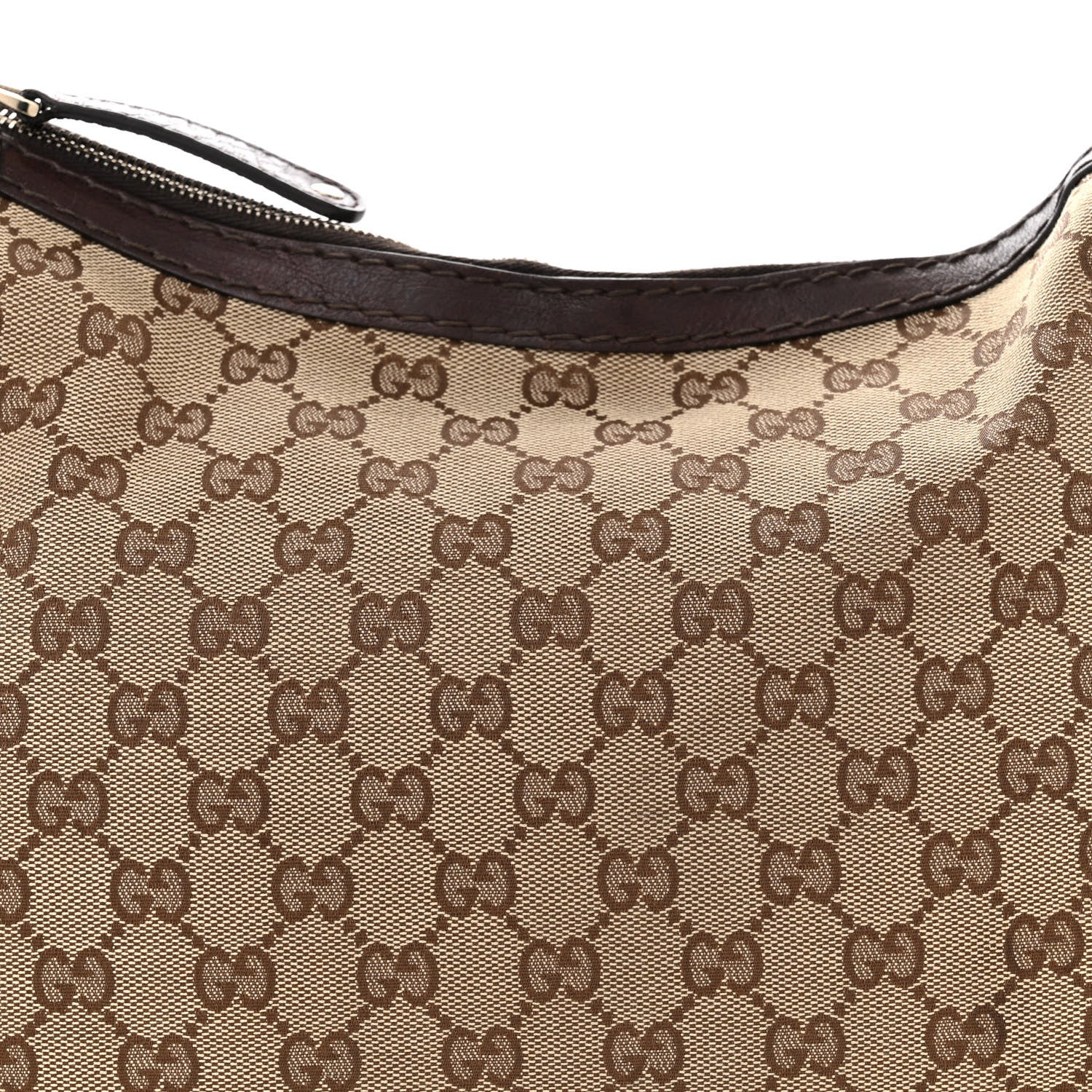 Gucci Monogram Medium Charlotte Hobo Brown 8 of 16