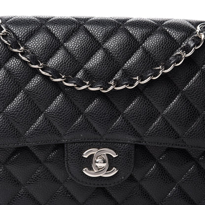Chanel Caviar Quilted Medium Double Flap Black 13 of 13