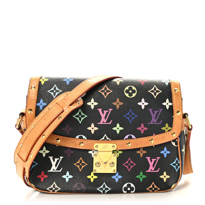 Louis Vuitton Monogram Multicolor Sologne Black 1 of 8