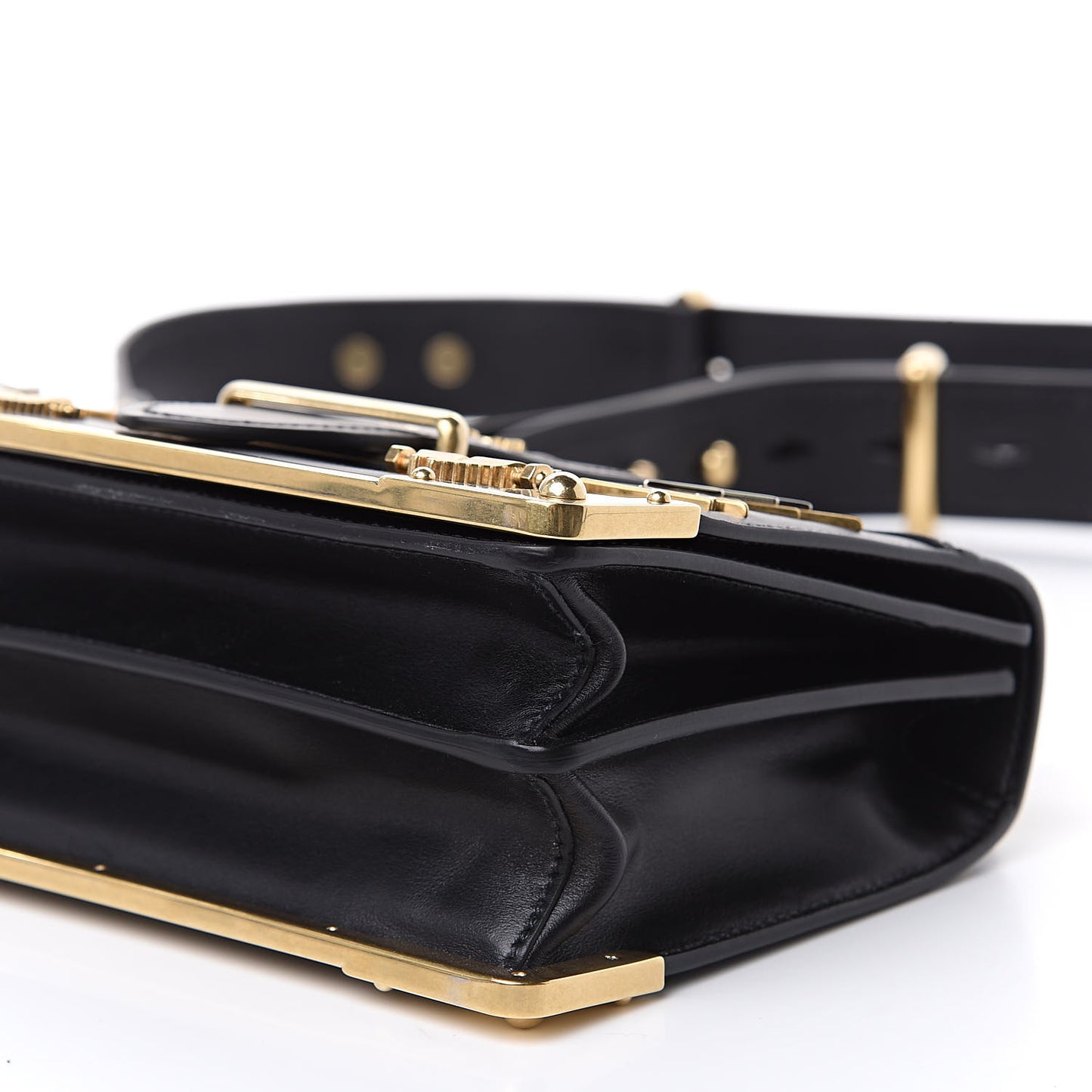 City Calf Saffiano Cahier Astrology Bag Black
