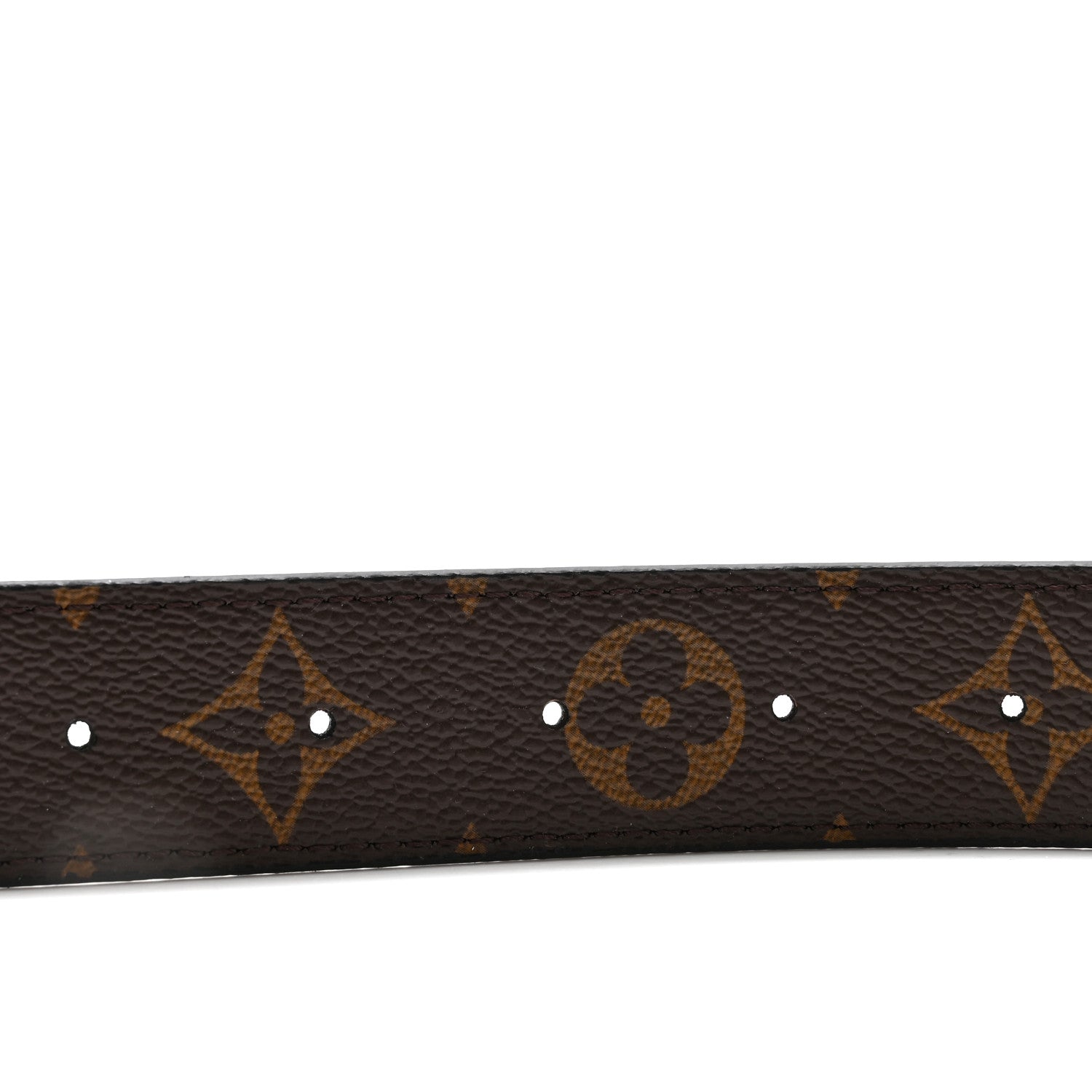 Louis Vuitton Calfskin Monogram 30mm Pretty LV Reversible Belt 90 36 Black 4 of 6