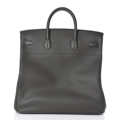 Hermes Taurillon Clemence HAC Birkin 40 Vert De Gris 4 of 30