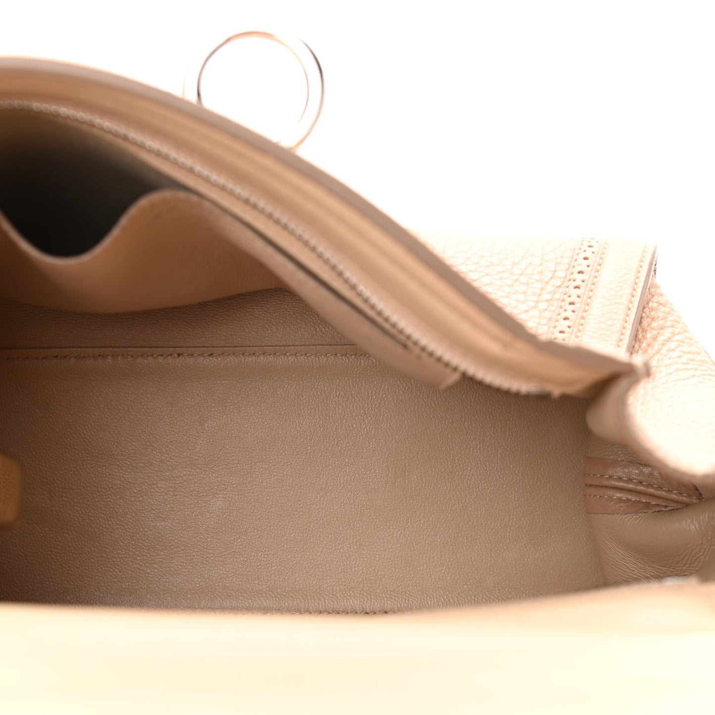 Calfskin Medium Sofia Satchel Beige