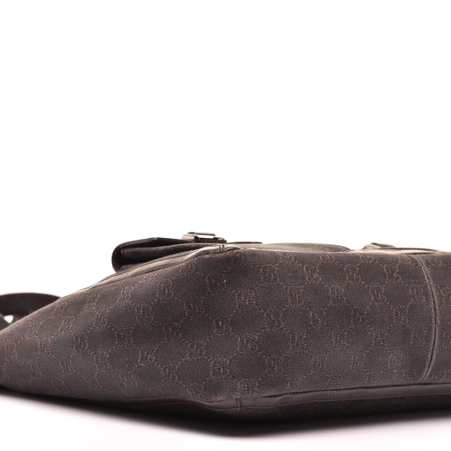 Nylon Monogram Abbey D Ring Tote Dark Brown
