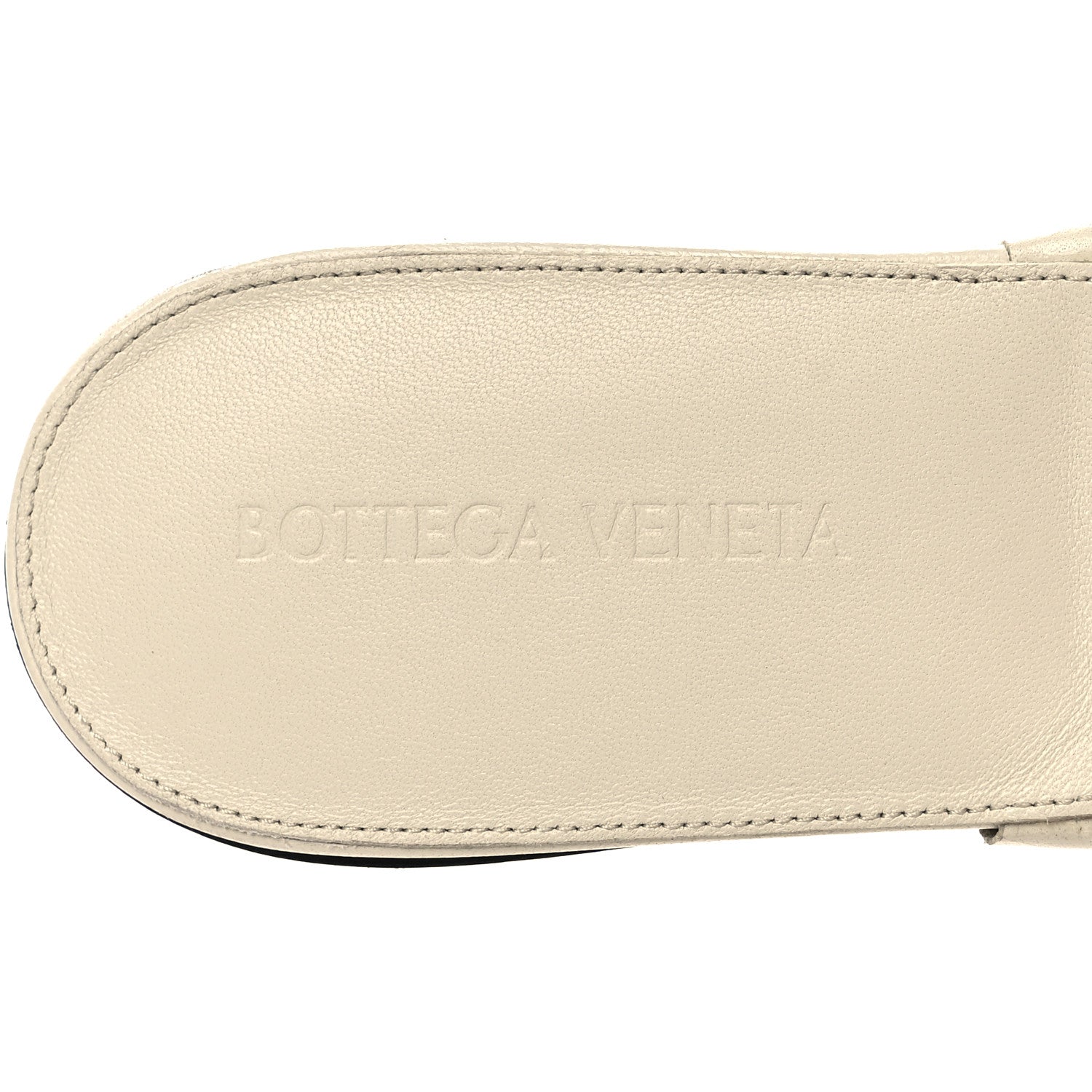 Bottega Veneta Nappa Quilted Rubber Lido Flat Sandals 39 Sea Salt 7 of 7