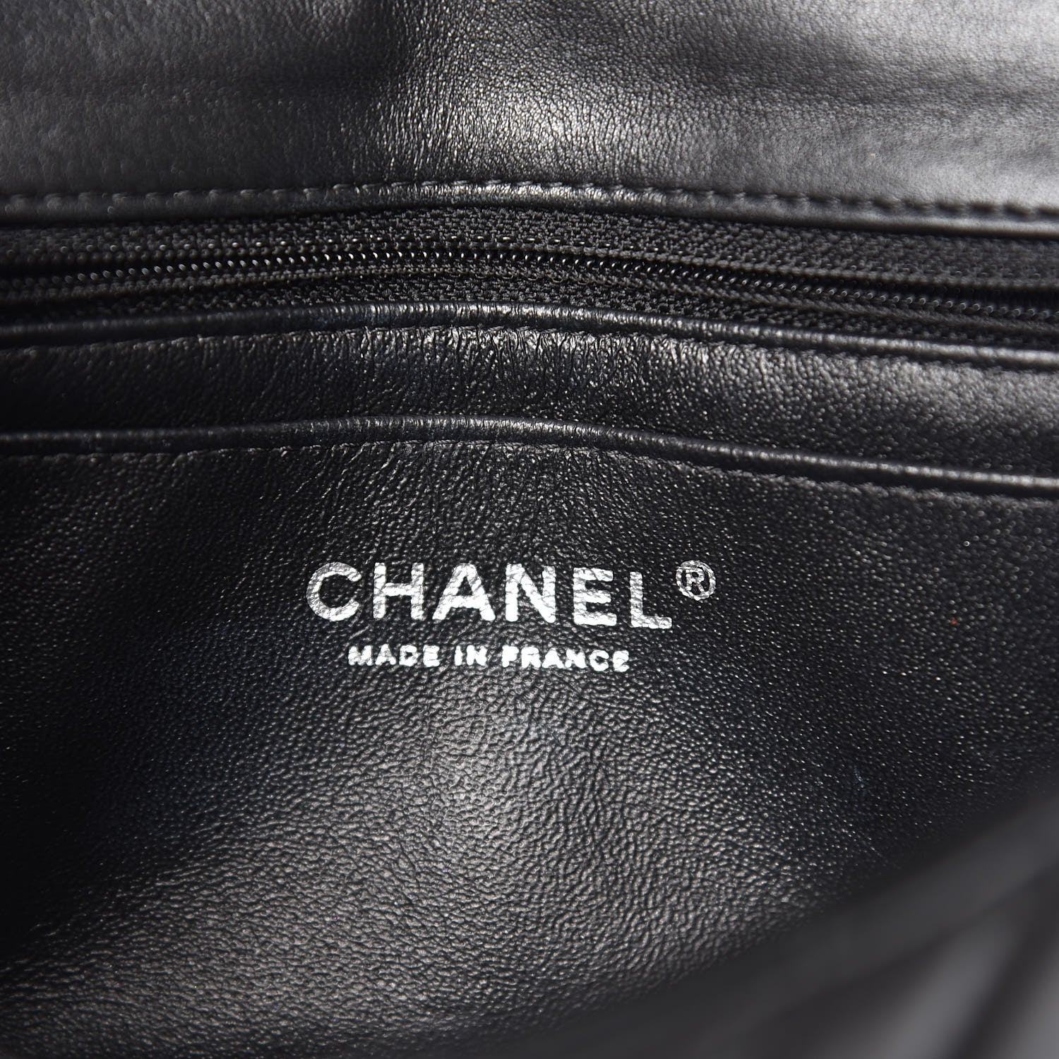 Chanel Lambskin Chevron Quilted Mini Rectangular Flap So Black 7 of 9