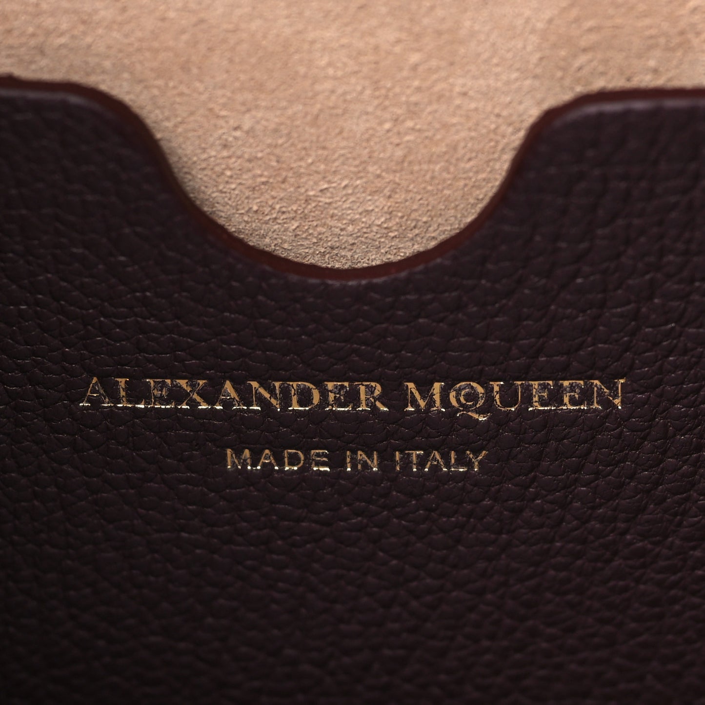Fine Grain Goatskin Box Shoulder Bag 19 Bordeaux