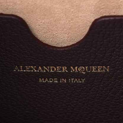 Alexander McQueen Fine Grain Goatskin Box Shoulder Bag 19 Bordeaux 6 of 10