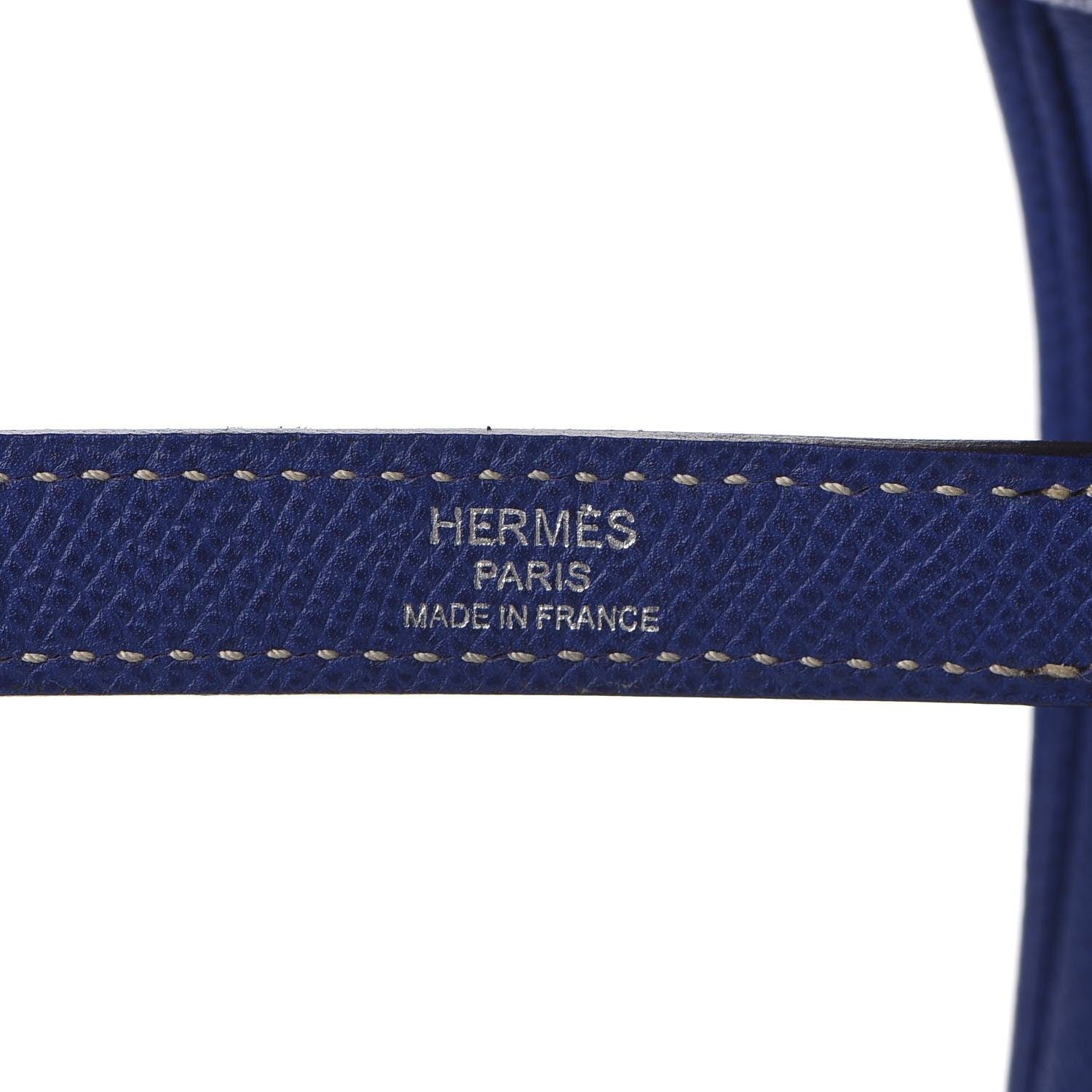 Hermes Epsom Candy Kelly Retourne 35 Bleu Electrique Mykonos 22 of 36