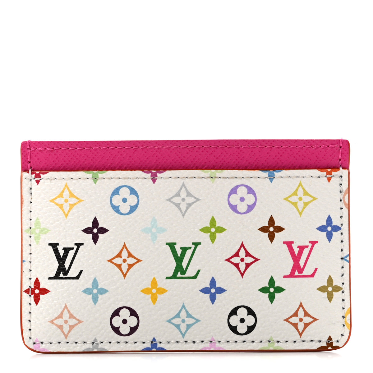 Louis Vuitton LV X TM Monogram Multicolor Card Holder Kawaii Pink 1 of 7