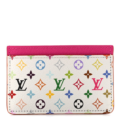 Louis Vuitton LV X TM Monogram Multicolor Card Holder Kawaii Pink 1 of 7