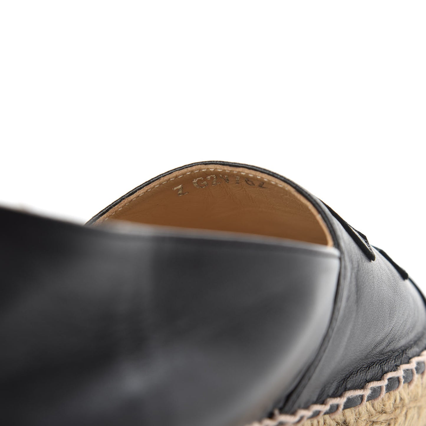Lambskin CC Espadrilles 38 Black