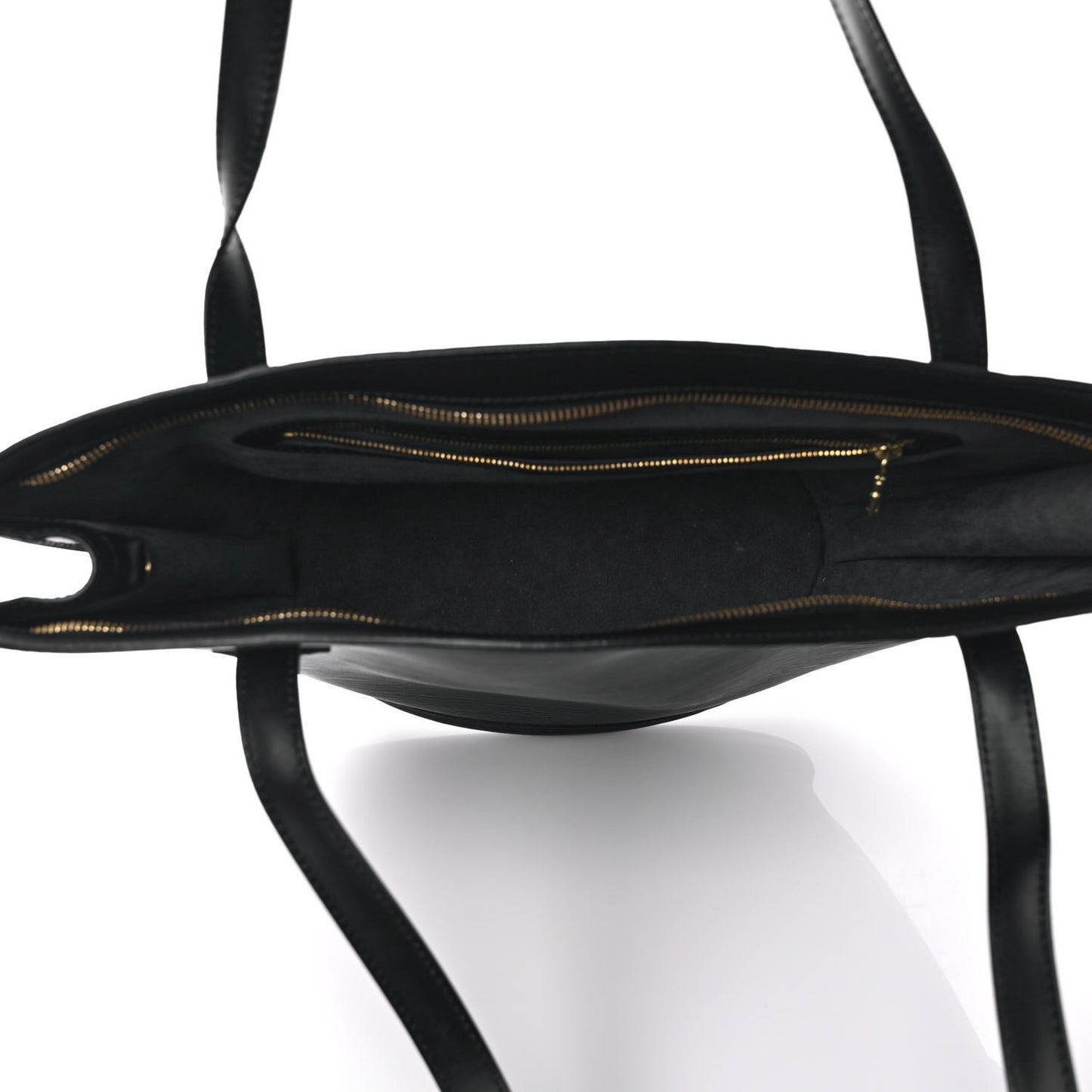 Epi Saint Jacques PM Long Straps Black