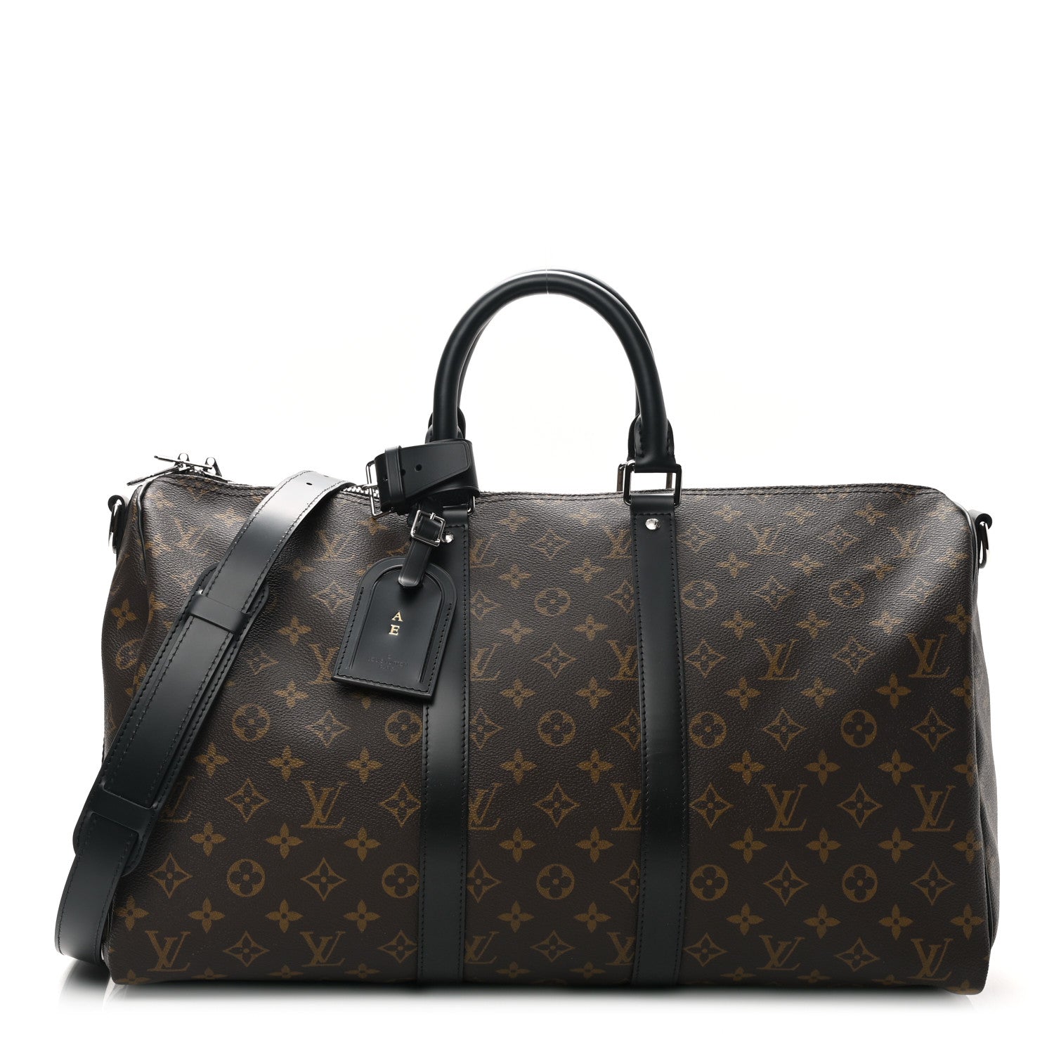 Louis Vuitton Monogram Macassar Keepall Bandouliere 45 1 of 9