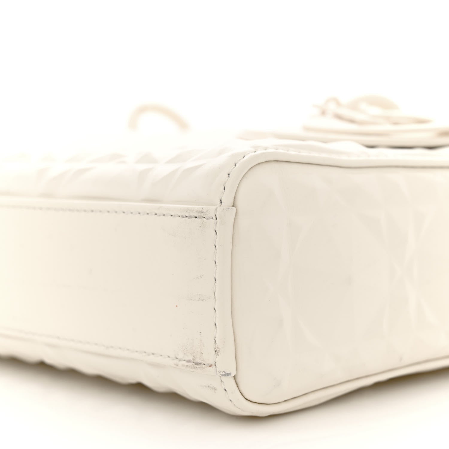 Christian Dior Calfskin Cannage Diamond Medium Lady D-Joy Latte 10 of 16