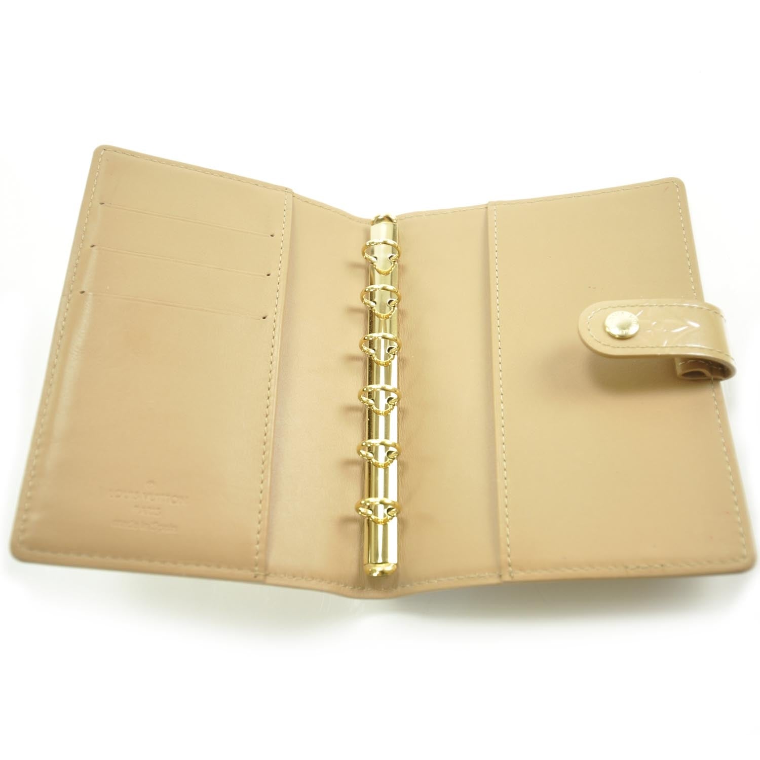 Louis Vuitton Vernis Small Ring Agenda Noisette 6 of 9