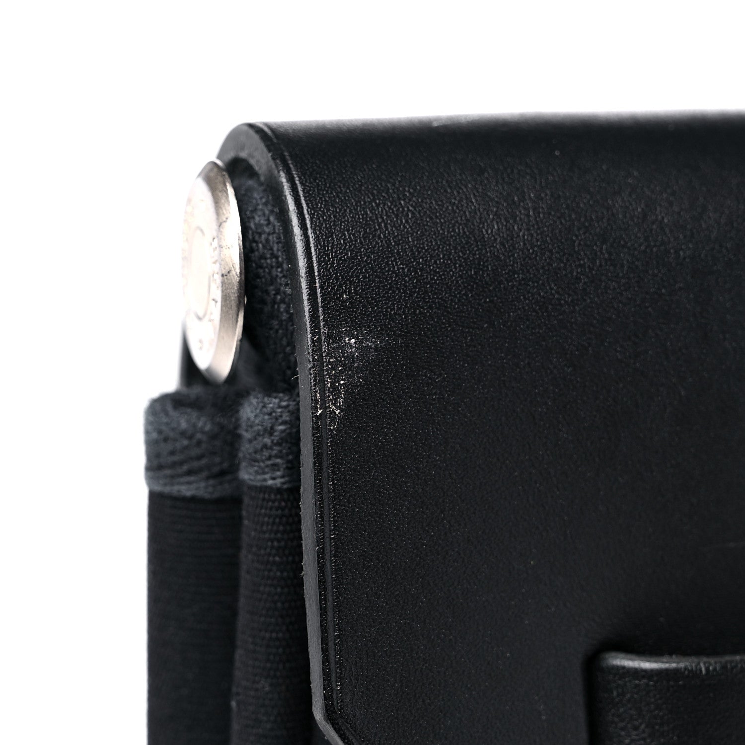Hermes Toile Vache Hunter Herbag 50 Black 15 of 19