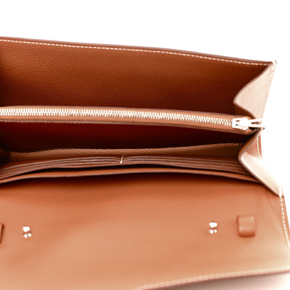 Hermes Evercolor Constance Wallet To Go Gold 5 of 8