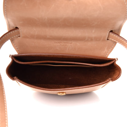 Saint Laurent Smooth Vintage Calfskin Small Kaia Satchel Brown Gold 5 of 11
