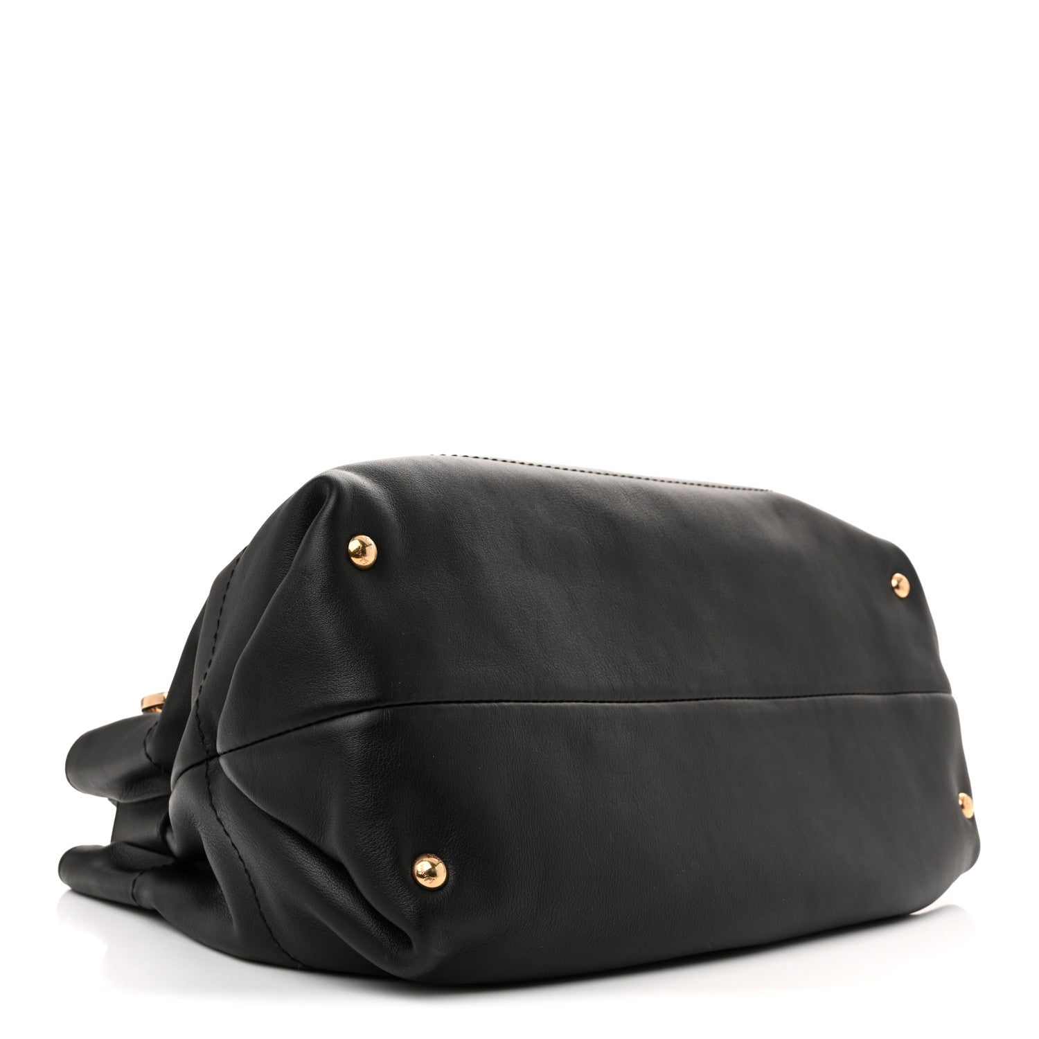 Salvatore Ferragamo Calfskin Gancini Tote Bag Black 4 of 10