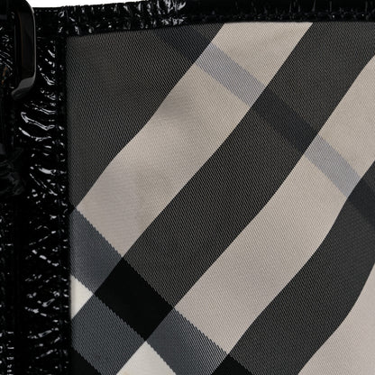Burberry Nylon Beat Check Victoria Tote Black 16 of 16