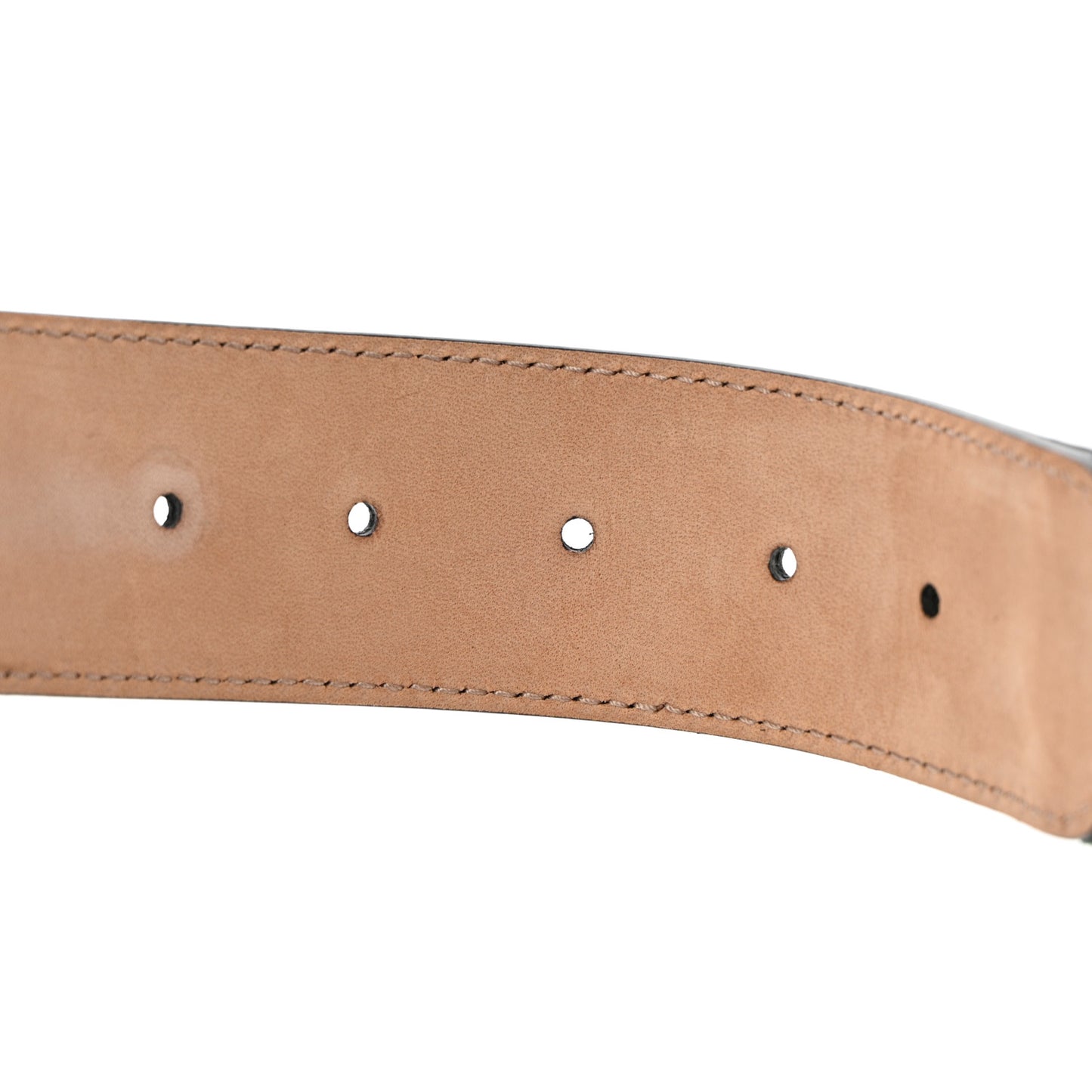 Nylon Calfskin Double G Web 40mm Belt 95 38 Green Red Black