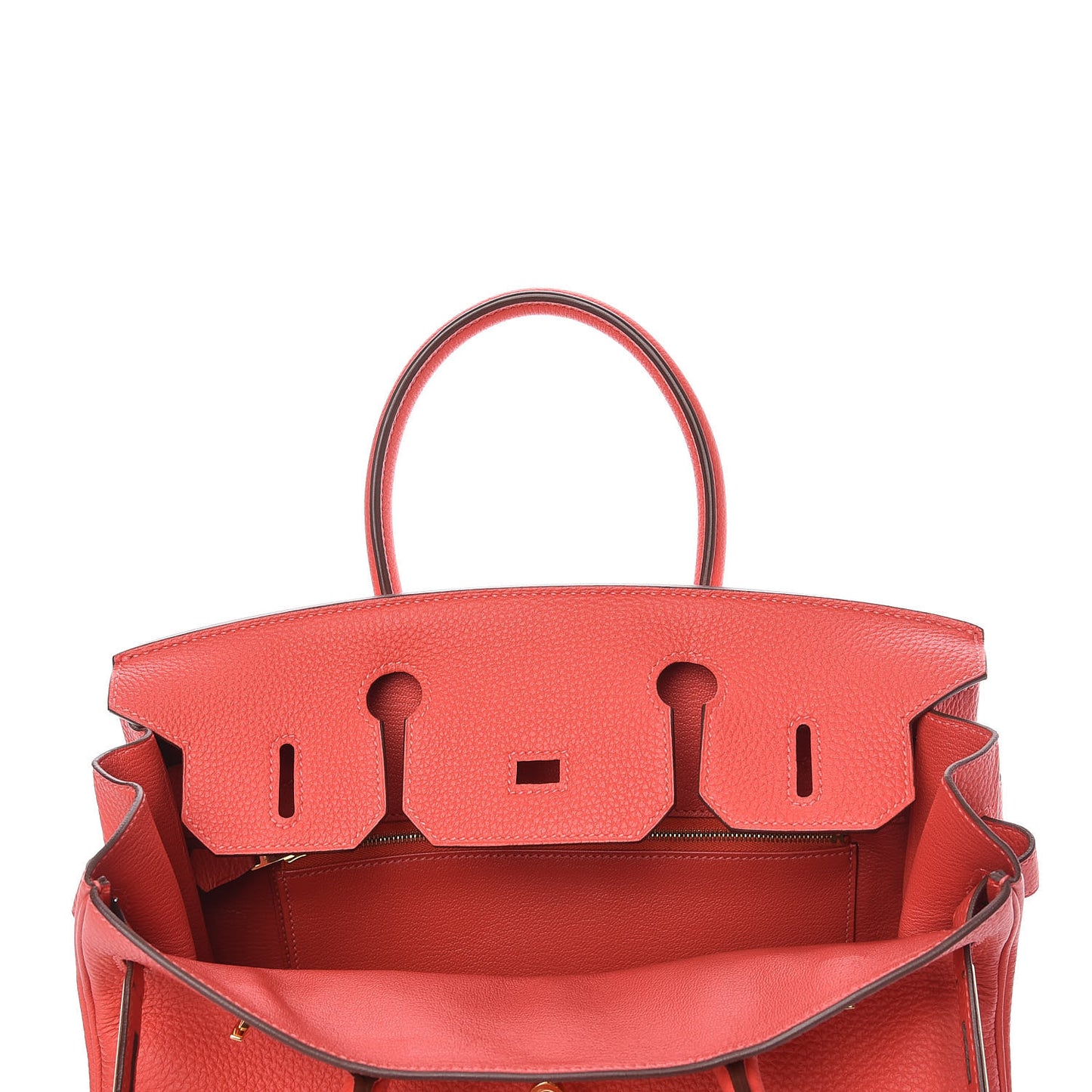 Togo Birkin 30 Rouge Pivoine