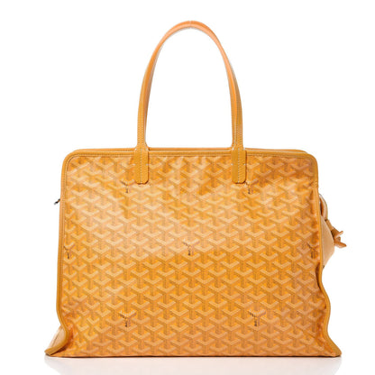 Goyard Goyardine Sac Hardy Pet Carrier PM Yellow 3 of 12