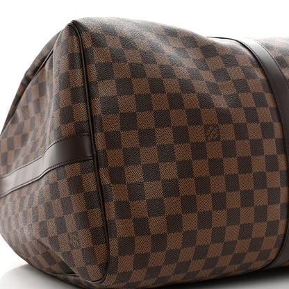 Louis Vuitton Damier Ebene Keepall Bandouliere 55 6 of 7