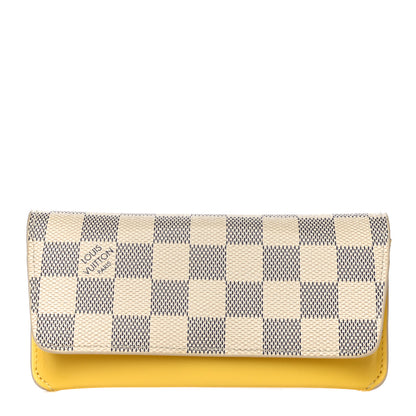 Louis Vuitton Damier Azur Woody Sunglasses Case Pineapple 1 of 10