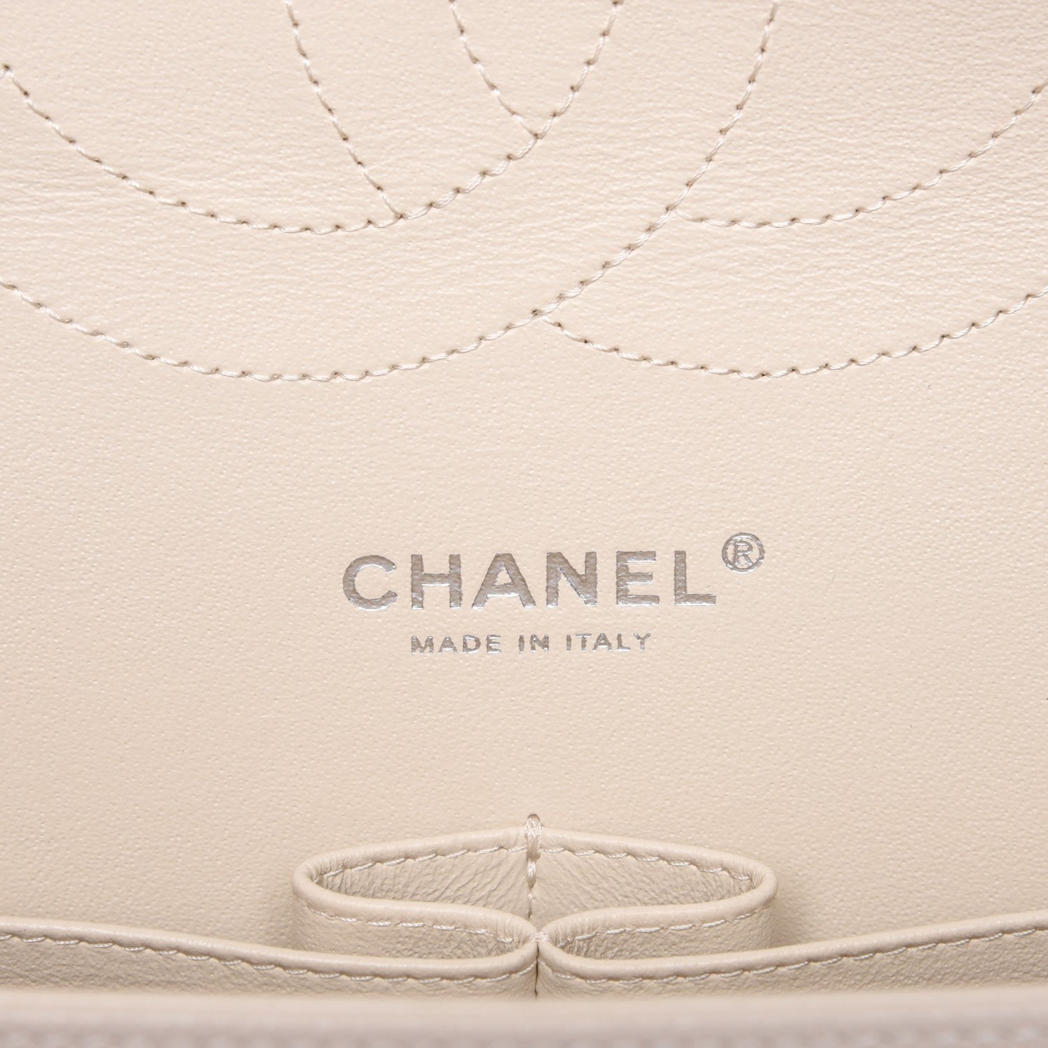 Chanel Caviar Quilted Jumbo Double Flap Light Beige 7 of 9