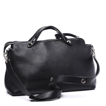 Fendi Vitello Dolce Large By The Way Boston Bag Black 2 of 10