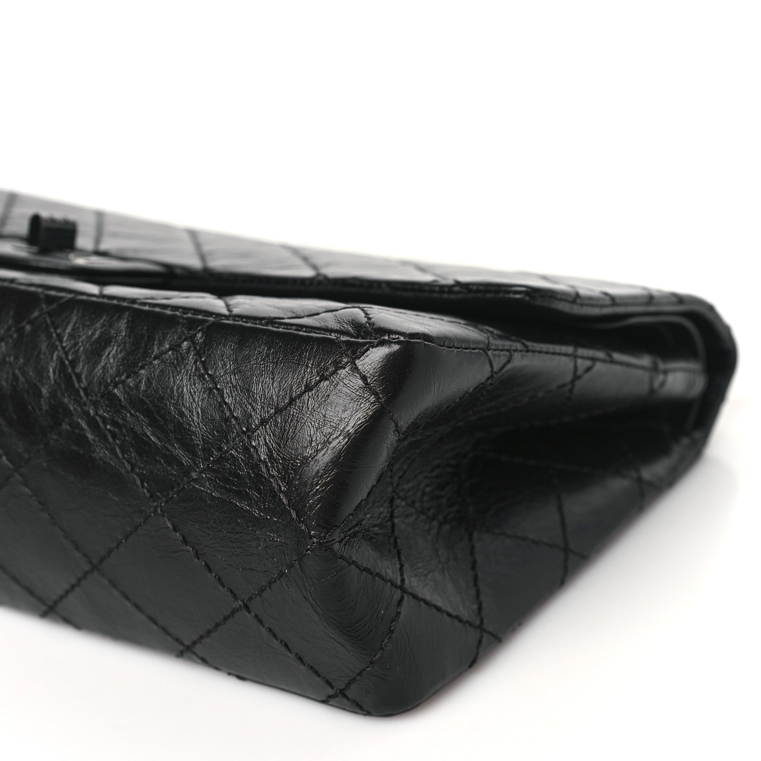 Chanel Aged Calfskin Quilted 2.55 Reissue 226 Flap So Black 10 of 11
