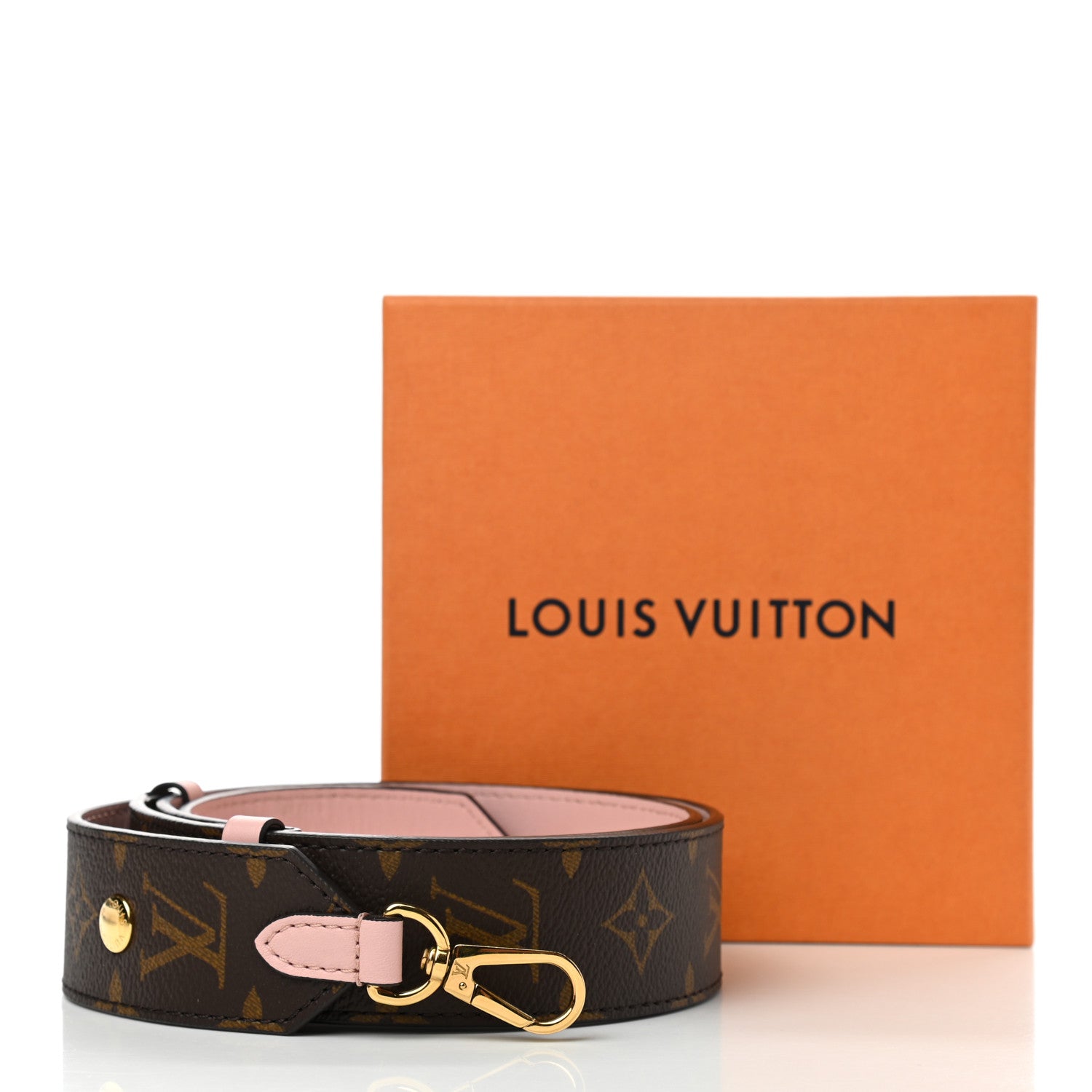 Louis Vuitton Monogram Adjustable Bandouliere Shoulder Strap Rose Ballerine 5 of 5