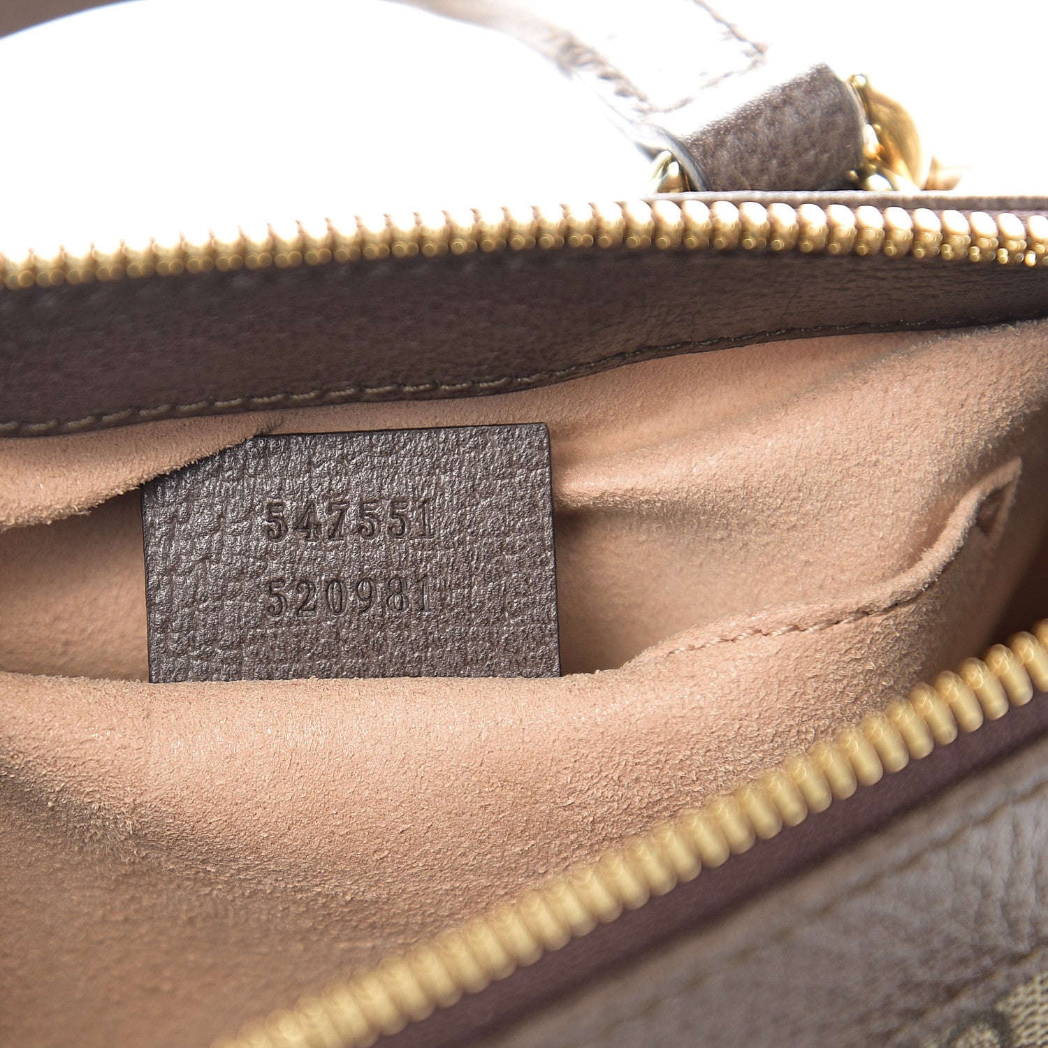 Gucci GG Supreme Monogram Small Ophidia Tote Bag Brown 6 of 9