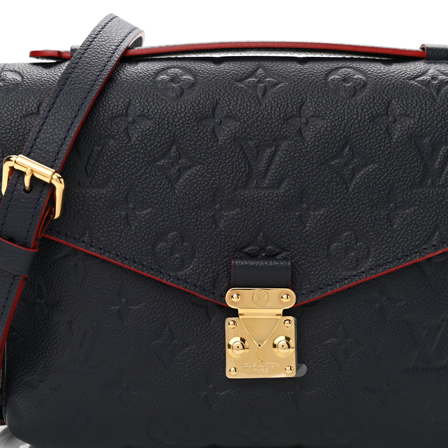 Louis Vuitton Empreinte Pochette Metis Marine Rouge 7 of 9