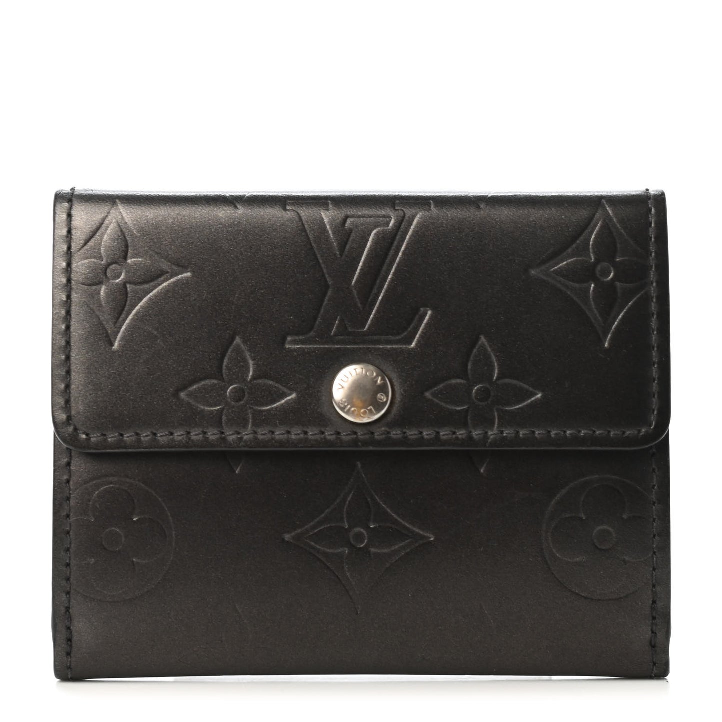 Mat Monogram Ludlow Wallet Black