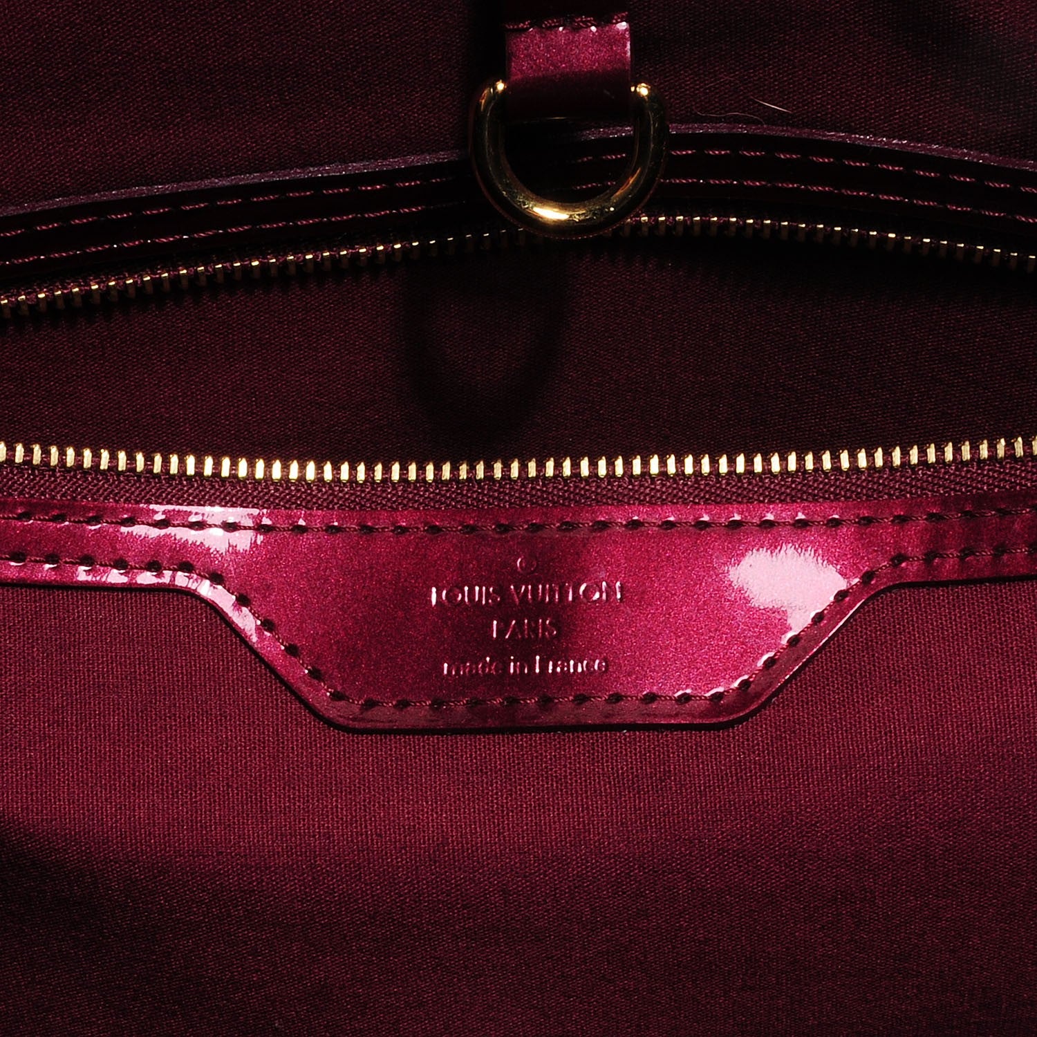 Louis Vuitton Vernis Wilshire MM Rouge Fauviste 5 of 7