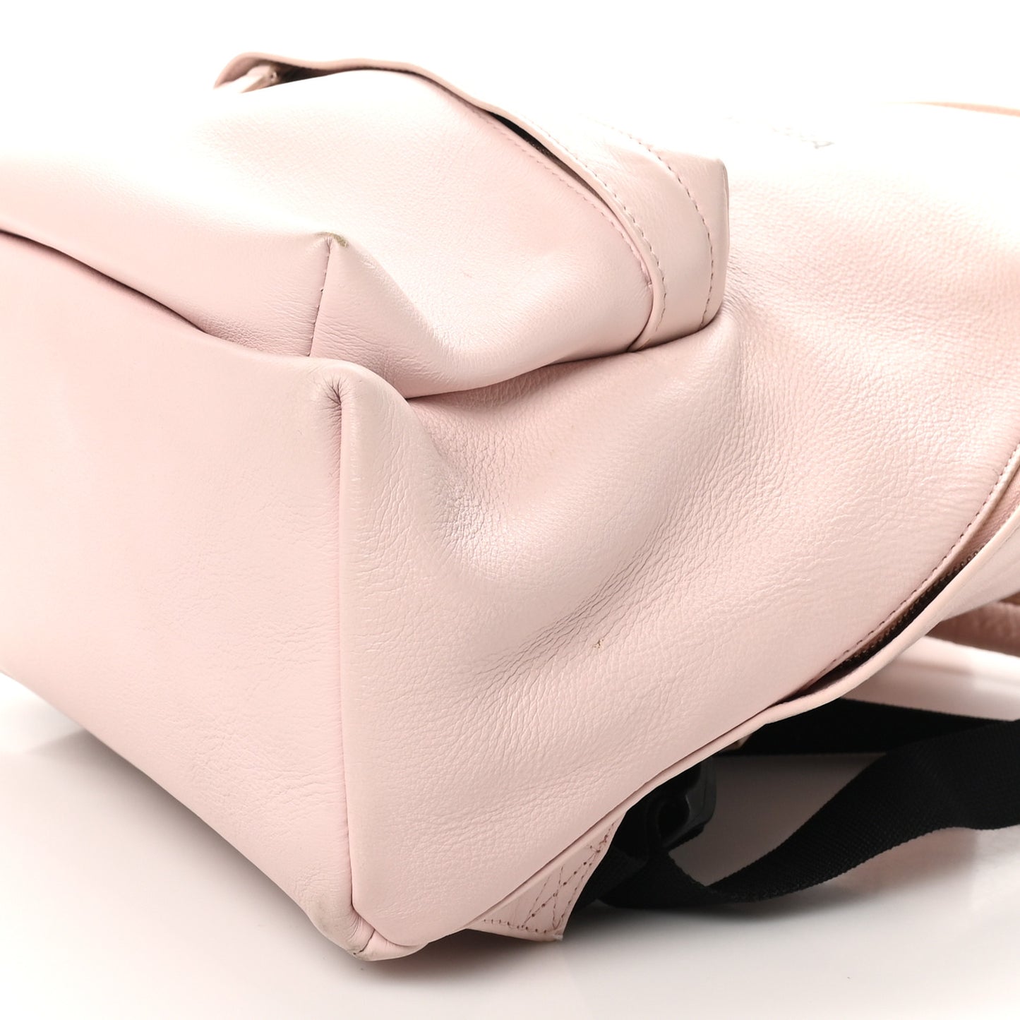 Smooth Calfskin Logo Small Everyday Backpack Light Rose Black