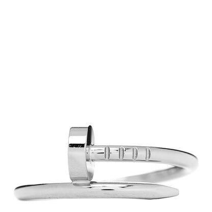 Cartier 18K White Gold Small Juste Un Clou Ring 50 5.25 1 of 4