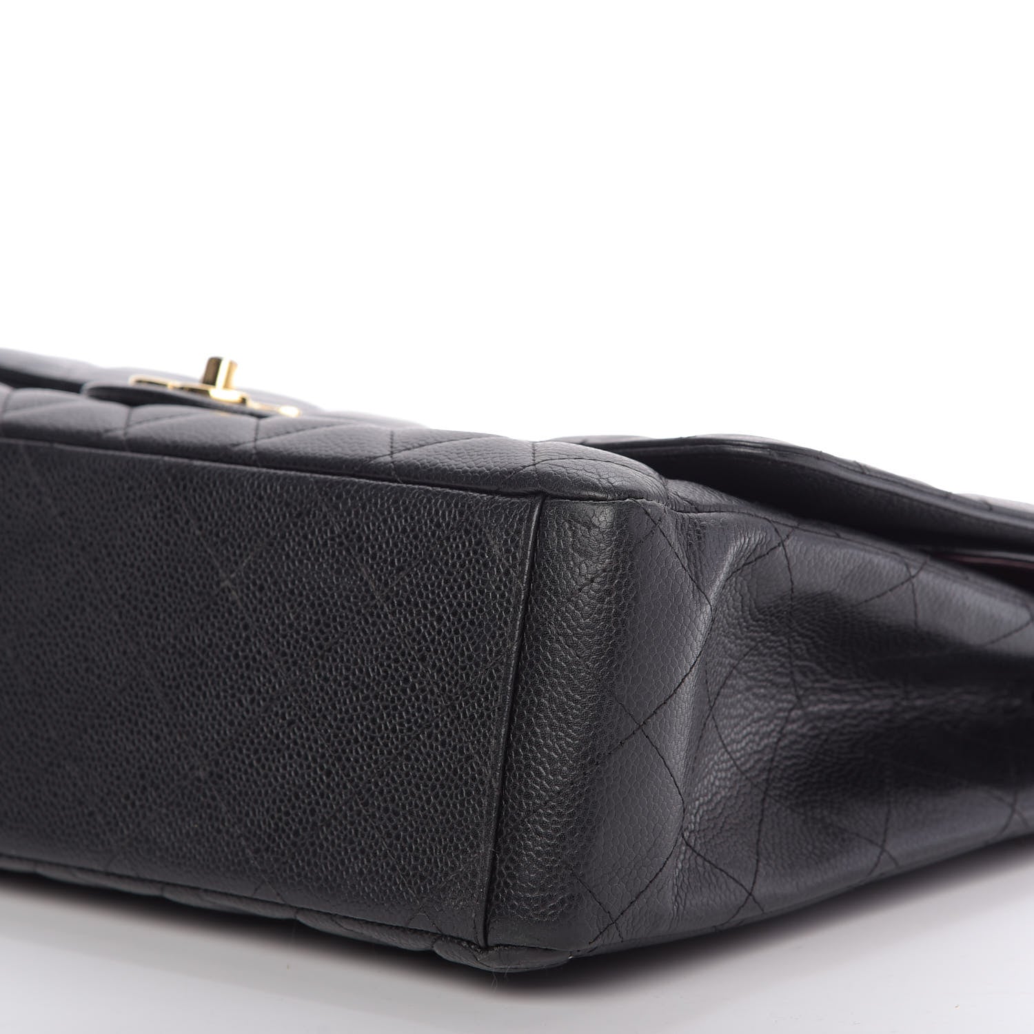 Chanel Caviar Quilted Maxi Double Flap Black 7 of 9