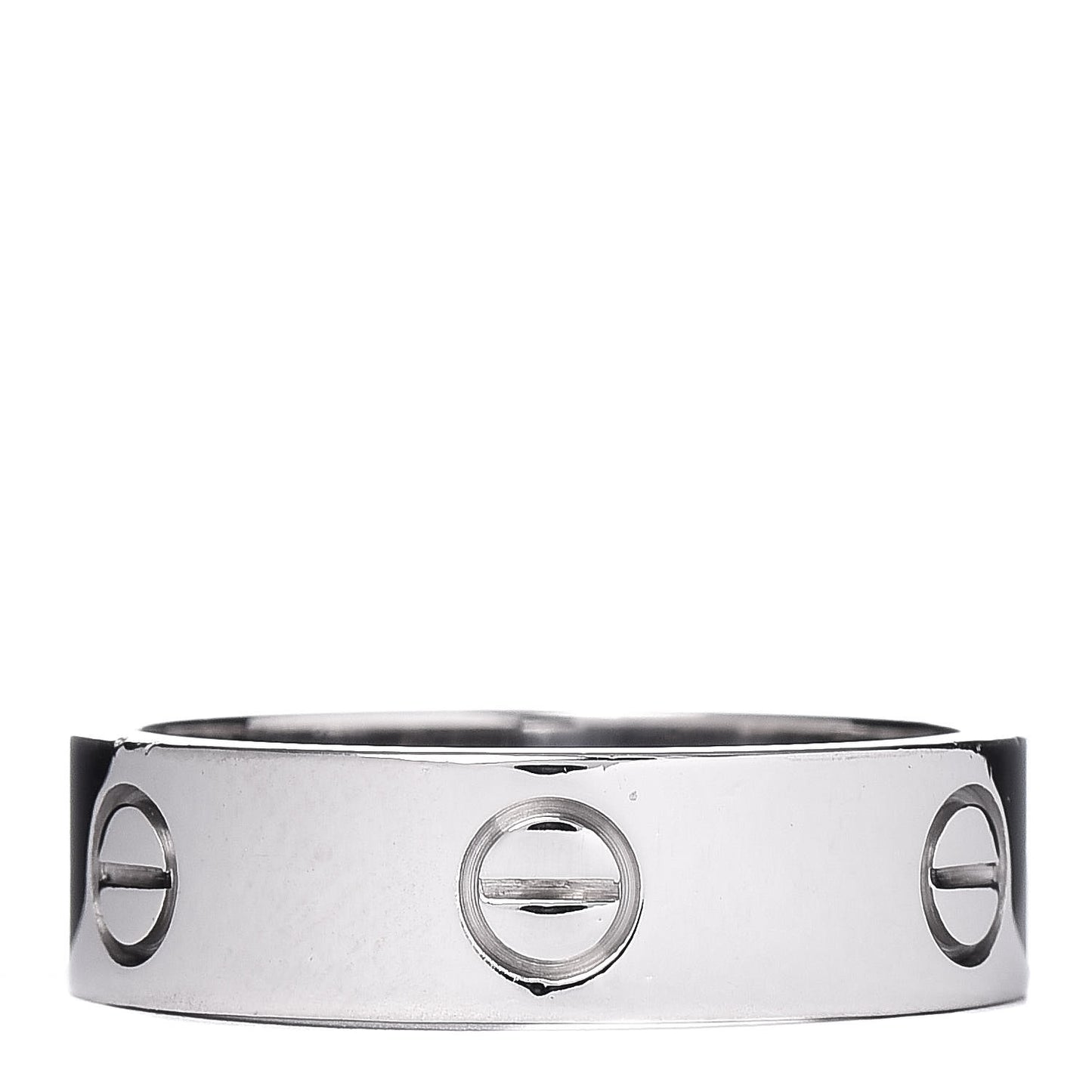 18K White Gold 6mm LOVE Ring 59 8.75
