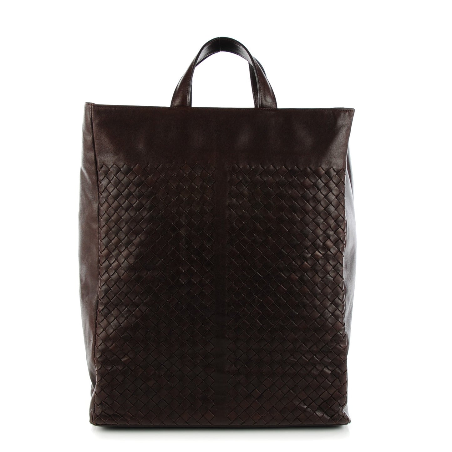 Nappa Intrecciato Tote Ebano