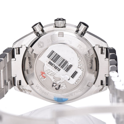 Omega Stainless Steel 40mm Speedmaster Racing Co-Axial Chronograph Automatic Watch White 326.30.40.50.04.001 6 of 7