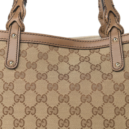Gucci Monogram Small Craft Tote Light Brown 9 of 14