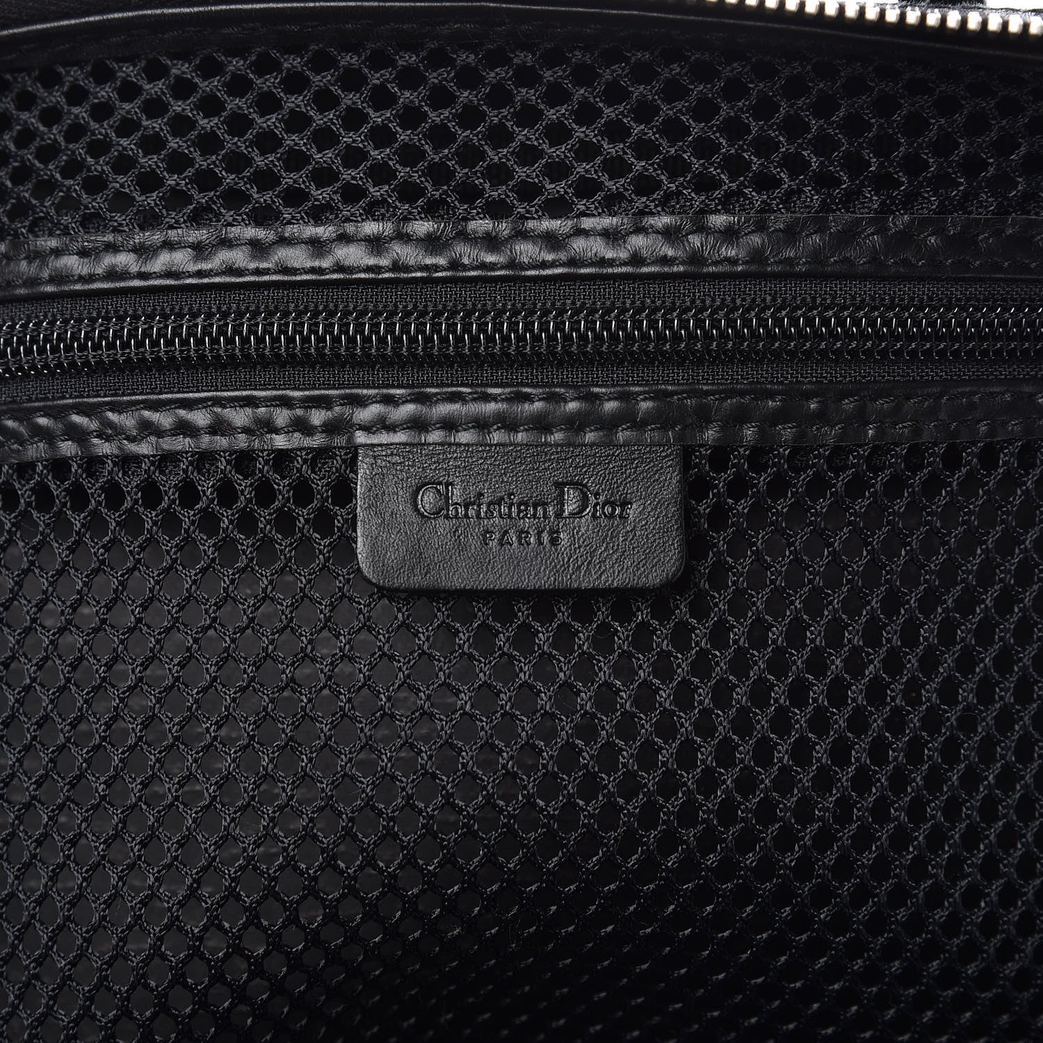 Christian Dior Monogram Canvas Travel Pouch Navy Blue 6 of 11
