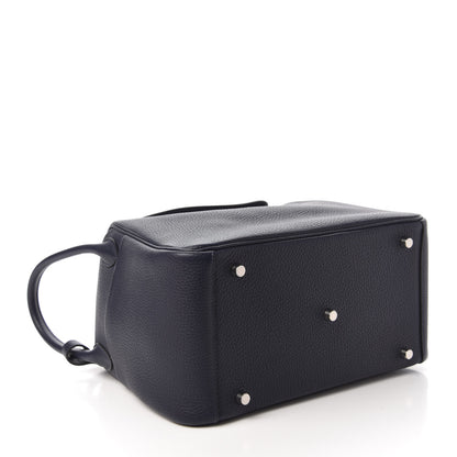 Hermes Taurillon Clemence Lindy 30 Bleu Nuit 4 of 10