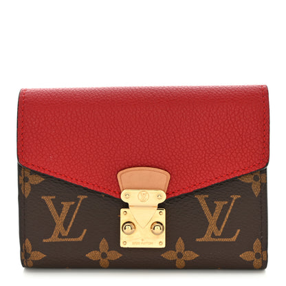 Louis Vuitton Monogram Pallas Compact Wallet NM Cerise 1 of 9